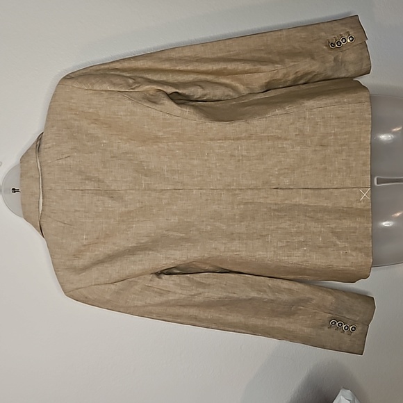 NWT J.Crew Campbell Linen Blazer/Jacket, Size 4, Tan - Picture 7 of 10